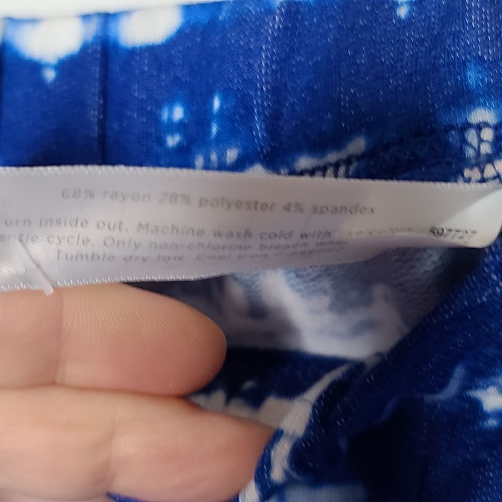 14W 16W Cacique Blue Tie Dye Sleep Short Dolphin - Picture 7 of 9